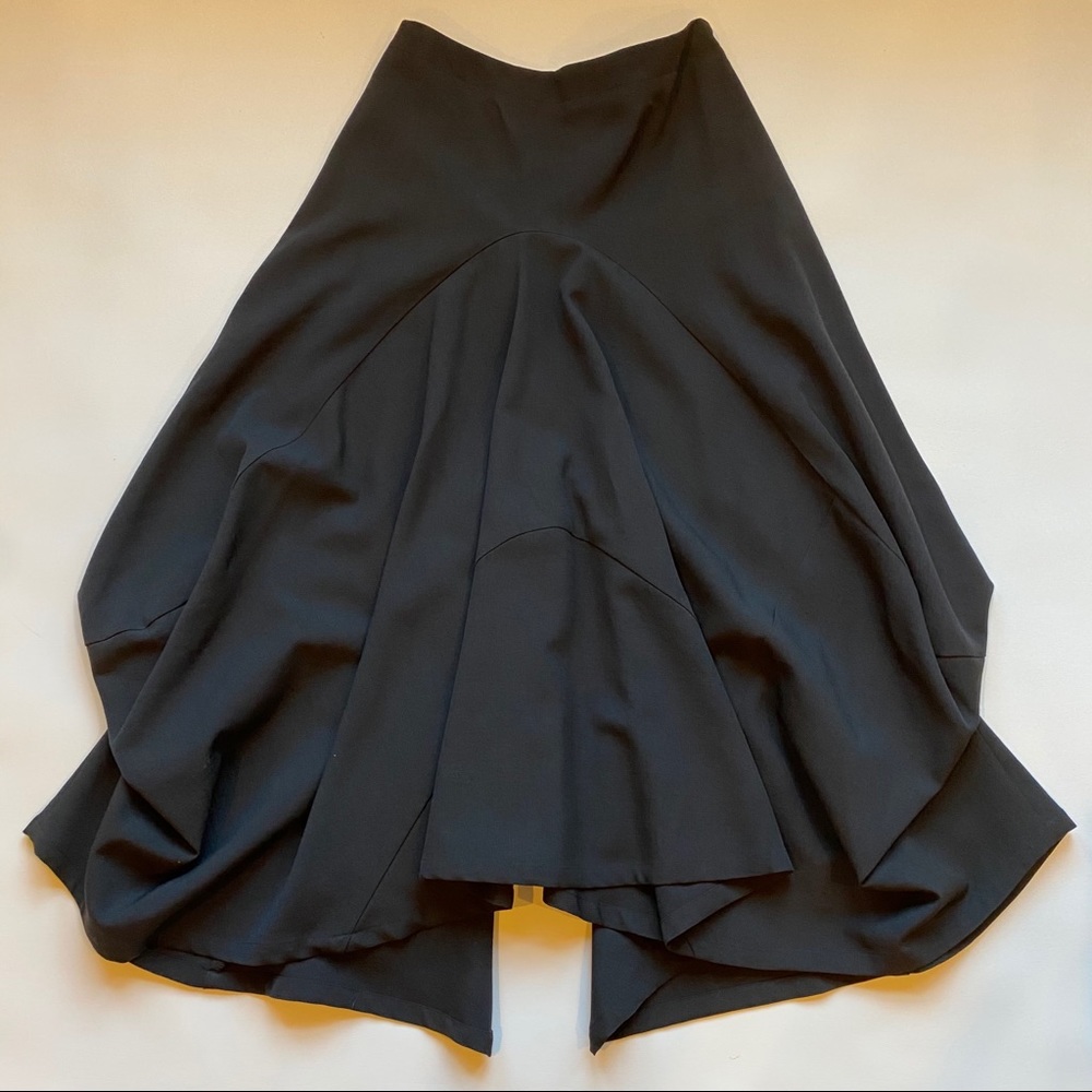 Ischiko Oska US Size 6 Wool Side Bustle MIDI Skirt